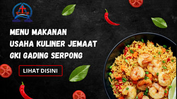 Menu Makanan Usaha Kuliner Jemaat GKI gading Serpong