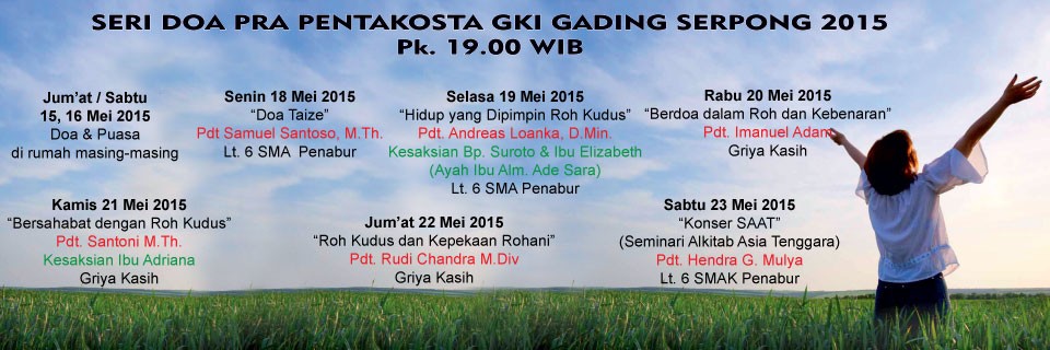 Doa Pra Pentakosta