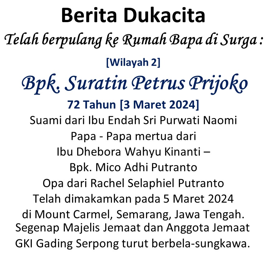 Berita Dukacita