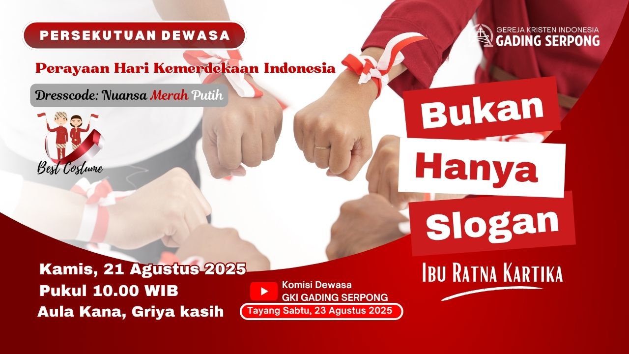 Persekutuan Dewasa | 21 Agustus 2025