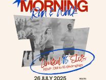 Amazing (G)Race Pre-Event: MORNING RUN & WALK
