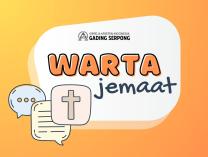 Warta Jemaat Minggu 26 Januari 2025