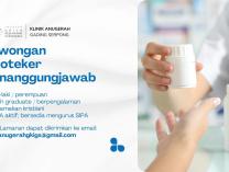 Info Lowongan Kerja | Apoteker Penanggungjawab - Klinik Anugerah