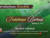 Persekutuan Usia Indah | 20 Agustus 2025