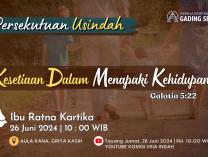 Persekutuan Usia Indah | 26 Juni 2024