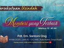 Persekutuan Usia Indah | 14 Mei 2025