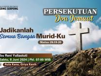 Persekutuan Doa Jemaat | 8 Juni 2024