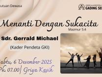 Persekutuan Dewasa (Sabtu) | 6 Desember 2025