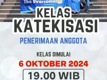 Kelas Katekisasi Penerimaan Anggota 6 Oktober 2024