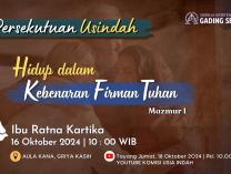 Persekutuan Usia Indah | 16 Oktober 2024