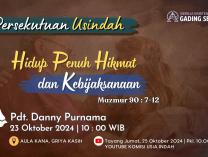 Persekutuan Usia Indah | 23 Oktober 2024