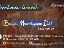 Persekutuan Usia Indah | 13 November 2024