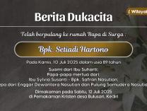 Berita Dukacita 13 Juli 2025
